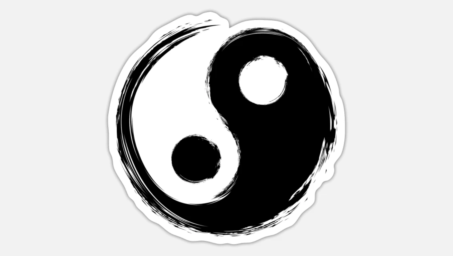 Âm dương – biểu tượng nổi tiếng của sự cân bằng đối lập.
