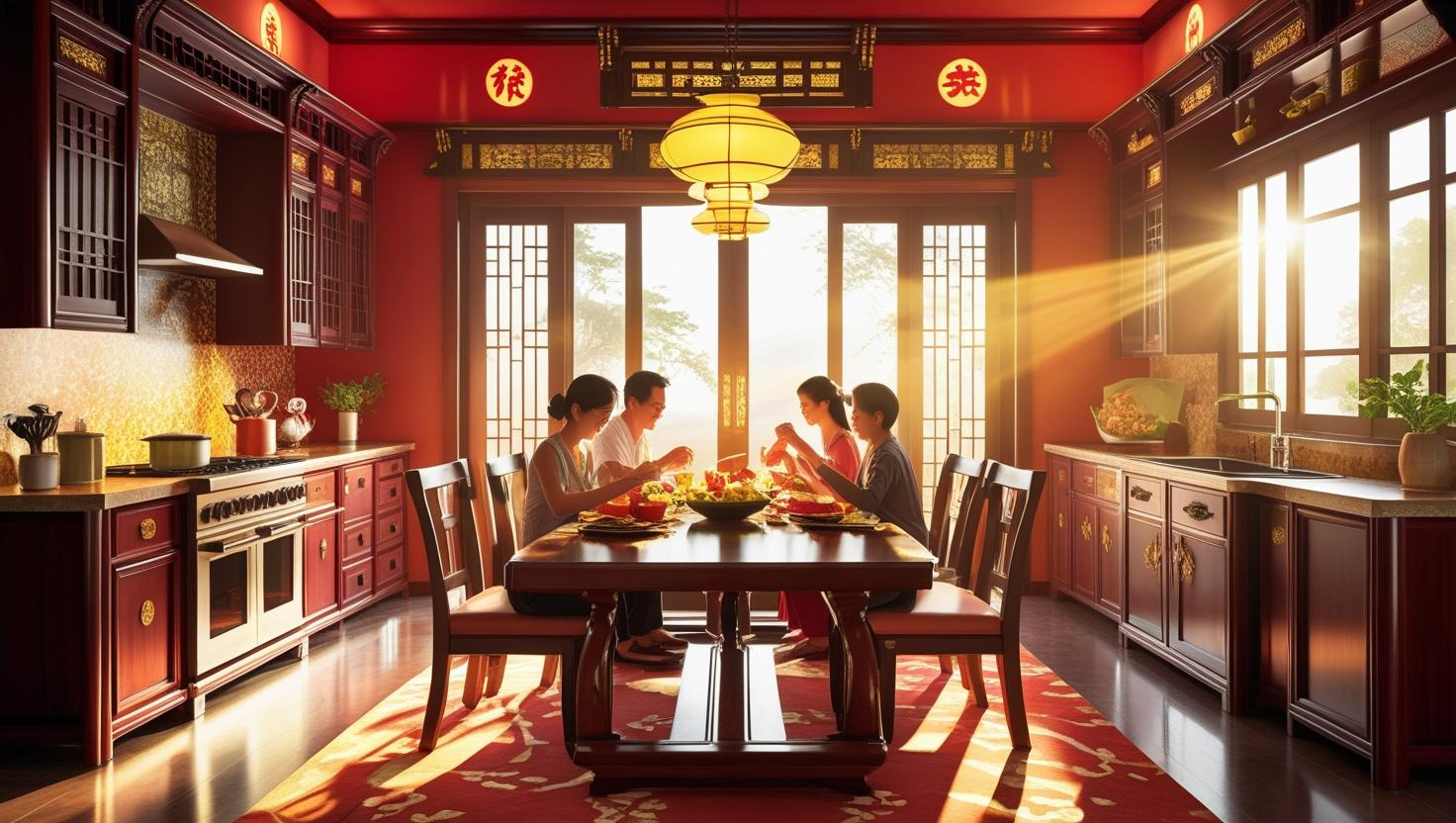 Khu bếp hợp Phong Thuỷ giúp giữ lửa ấm cho gia đình.